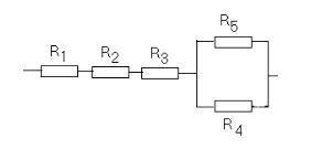 3. Найти общее сопротивление участка цепи, если R1 = R2 = R3 = 10 Ом, R4 = R5 = 20 Ом. (с решение