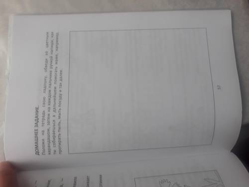 Домашняя Задание. Положи на тетрадь свою ладошку,обведи ее цветным карандашом,затем на каждом пальчи