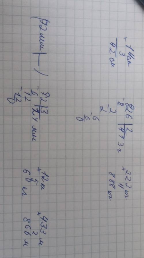 3. Вычисли. Выполни проверку.в столбик 14 см • 3826 г: 2222 кг • 472 мм :312 кг. 5433 м. 2​