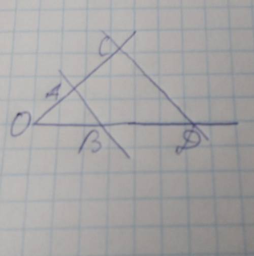 Дано: AB паралельно CD; AO=2см OB=4см AC=3см знайти: BD​