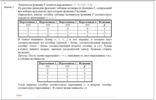 Информатика, 11 класс, таблицы истинности