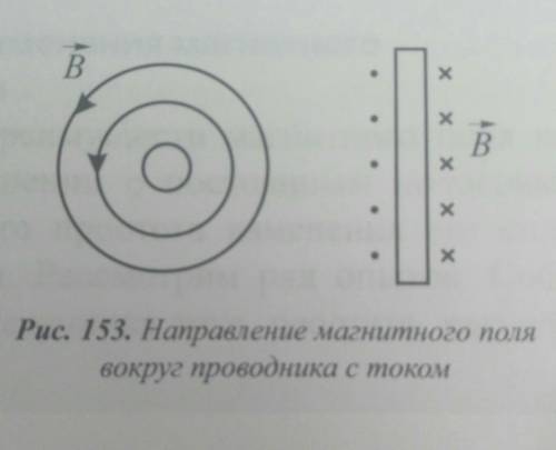 2. Укажите направление токов в проводниках (рис. 153)​