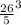 \frac{26}{5} ^{3}