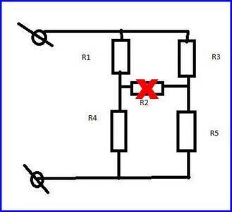 Как найти общее сопротивление ? . R1=R2=R3=11ом. R4=R5=11Ом