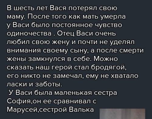 Сочинение Путь Васи к Добру и правде