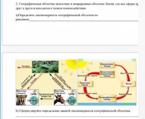 2. Географическая оболочка целостная и непрерывная оболочка Земли, где все сферы проникают друг в др