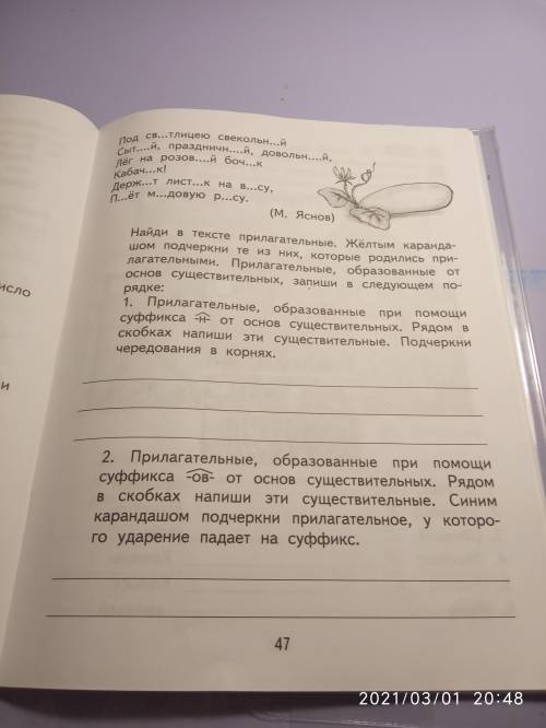 Вставь пропущенные буквы. Подчеркни двумя чертами глагол исключение.