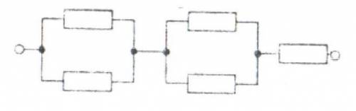 Найти общее сопротивление цепи, если сопротивление каждого резистора по 3 Ом.​