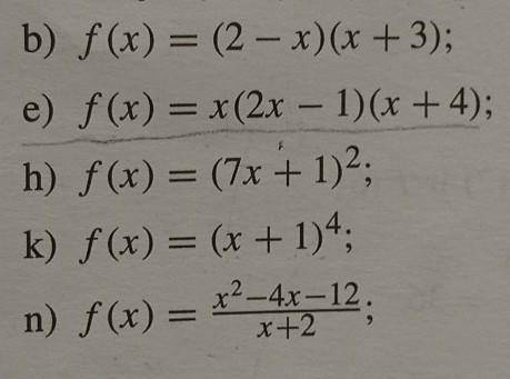 Преобразовав значение f(x), найдите все первоначальные функц. функции y=f(x), когда: ​