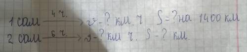 Два самолёта летели с одинаковой средней скоростью первый самолет был в воздухе 4 часа второй 6:00 п