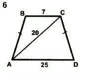 Найти площадь трапеции ABCD.