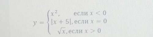 даны системы уравнений. Какой из вариантов программы отражает выполнение данной системы уравнений