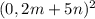 (0,2m+5n)^{2}