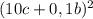 (10c+0,1b)^{2}