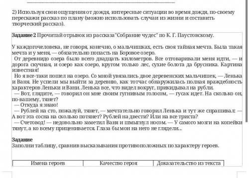 Задание Заполни таблицу, сравнив высказывания противоположных по характеру героев.Имена героевКачест