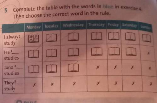 Ing languages 5 Complete the table with the words in blue in exercise 4Then choose the correct word