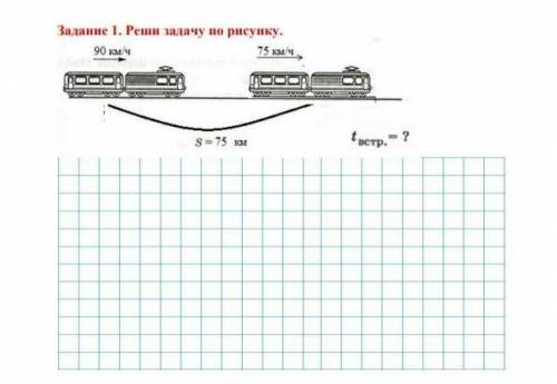 Задание 1. Реши задачу по рисунку