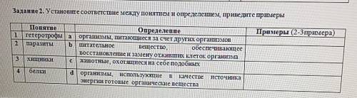 Задание 2. Установите соответствие между понятием и определением приведите примеры Понятие1 Лгетерот