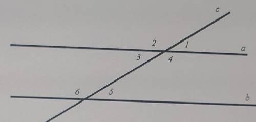 1. На рисунке прямые а || в. Найдите угла 1, 4, 5 и 6, если угол 2 = 132 °Сор ​