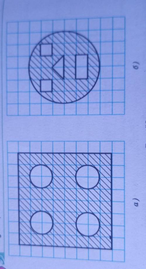 Вычеслите площадь заштрихованной фигуры если длинна стороны клеточки равна а​