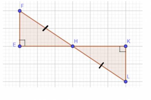 А) Докажите, что треугольник HFE=треугольнику LHK. Б) Найдите ,FE, если KL=2.5 см. ❤️