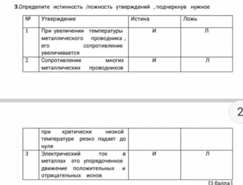 Проверьте истинность/ложность утверждений, подчеркнув нужное ​