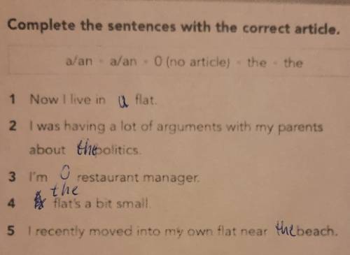 Match the rules with the sentences from 1. We use no article when we talk about things ingeneral 3b