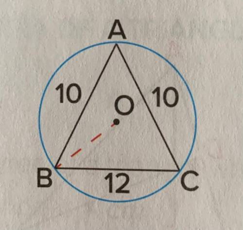 Find the area of traingle ABC? Find the Circumradius of triangle?