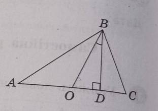 У трикутника АВС кут між медіаною ВО і висотою ВD дорівнюе 30(градусів) знайдіть ВО якщо АО=10 см а