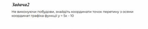 не виконуючи побудови знайдіть координати точок перетину графіків функцій