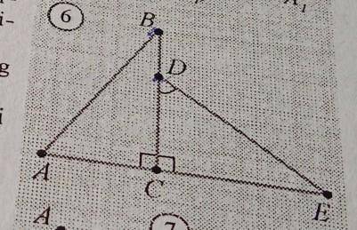 4. Agar 6-rasmda: a) A=D, B=E; b) BC=DE, AB=CE;c) AC=CD, BC = CE; d) AB= DE boʻlsa,ACB va DCE uchbur