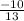 \frac{-10}{13}