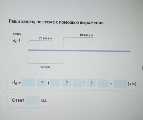 Реши задачу по схеме с выражения.​