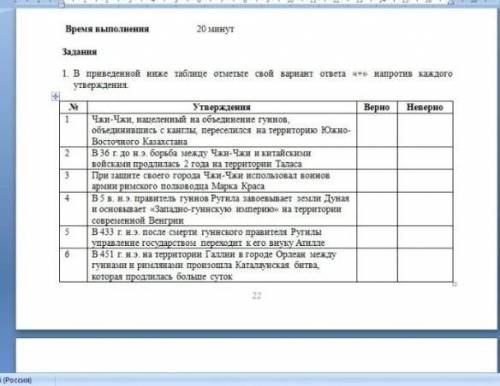 1.В приведённой ниже таблице отметьте свой вариант ответа первое задание и остальные задание​