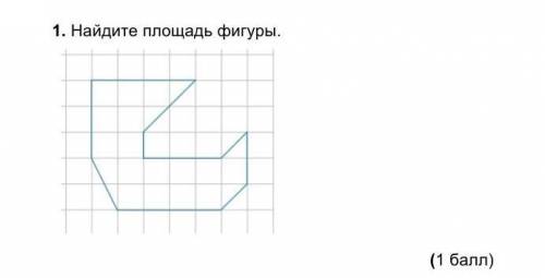 Найдите площадь фигуры. ​