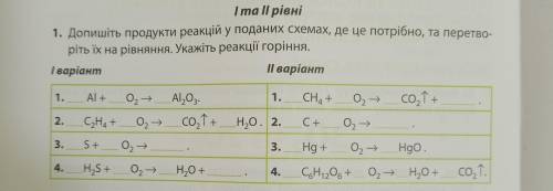 ів (Під скрином 1 треба:Допишіть Праві частини рівнянь реакцій.Поставте Коефіцієнти.