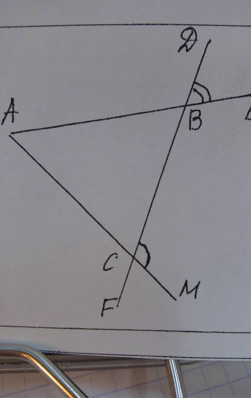 На рисунке BCM=119 DBE=61 AC=10 найдите сторону АВ треугольника АВС​