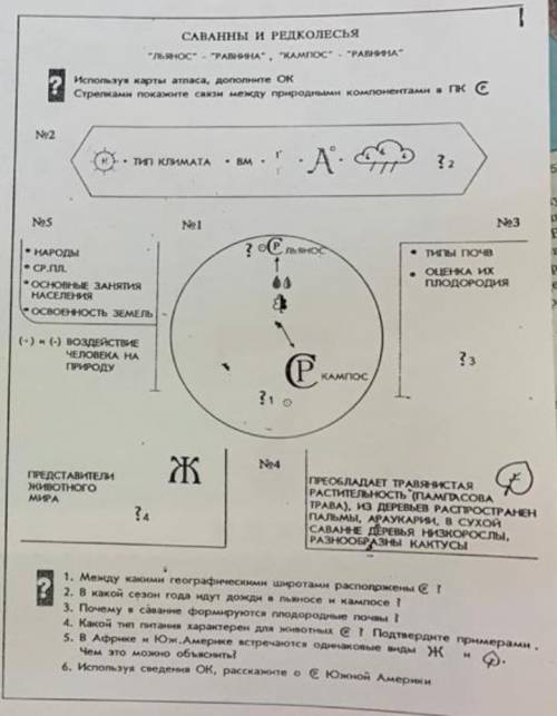 География,практическая работа ,ответить на вопросы и заполнить ответы ​