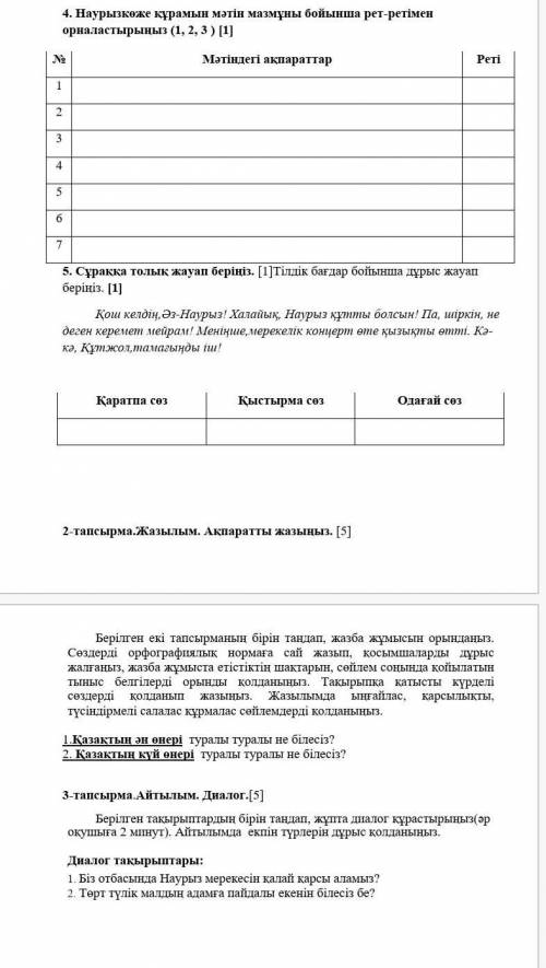 Табиғат бастауы су ғой. Сусыз тіршілік болмас. Сондықтан Наурызкөженің де негізі су болып табылады.Қ