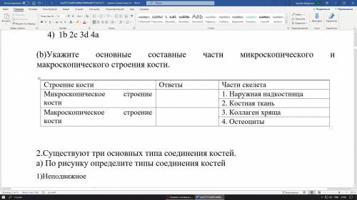 Укажите основные составные части микроскопического и макроскопического строения кости.