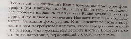 Написать небольшое сочинение по картине и по плану (это всë одно сочинение)