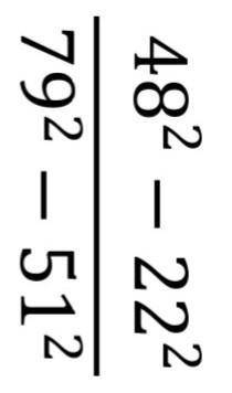 1. Решите рациональным :48²-22²/79²-51²​