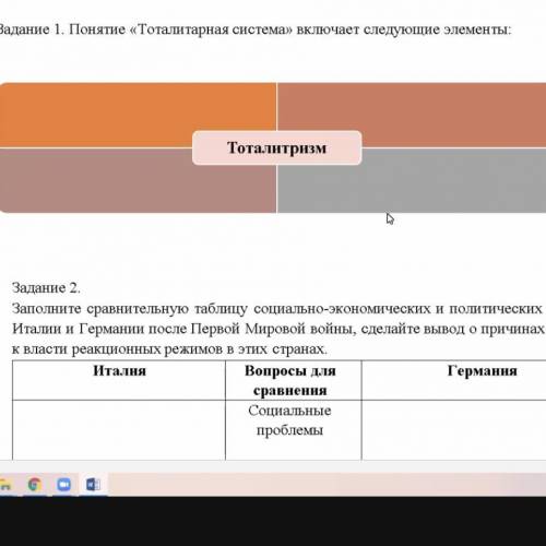 «тоталитарная система включает в себя следующие элементы»