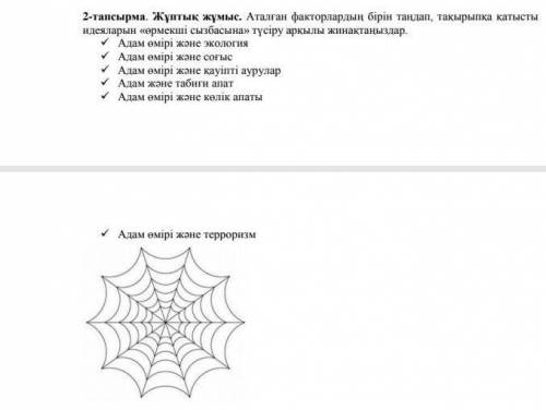 2тапсырмаға көмектесіңдерші отниш Мен экология деген сөзди алдым ​