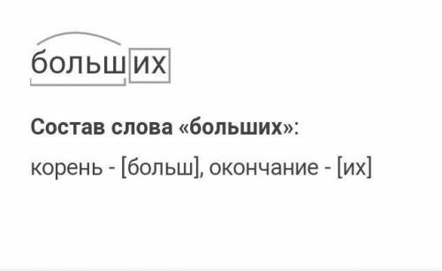 Как розобрать слова Більших?