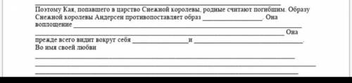 Поэтому Кая, попавшего в царство Снежной королевы, родные считают погибшим. Образу Снежной королевы