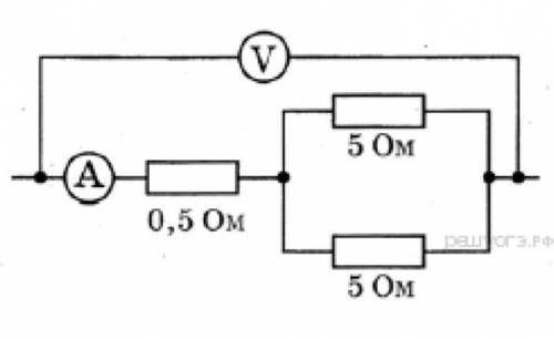 определите общее сопротивление цепи,силу тока в цепи и на каждом участке ,напряжение на каждом участ