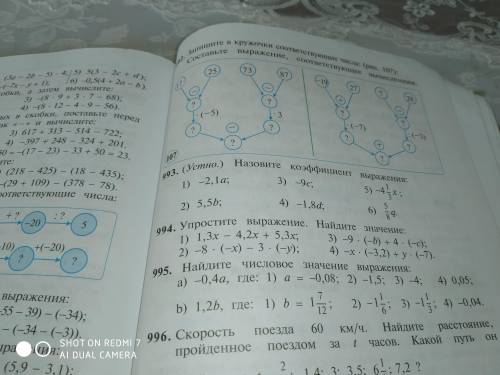 Упростите выражение. Найдите значение: Задание 994
