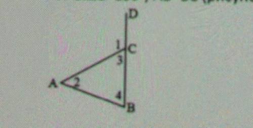 Угол 1=130°, AB=CD. Найдите градусную меру угол 4​