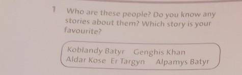 1 Who are these people? Do you know anystories about them? Which story is yourfavourite?Koblandy Bat